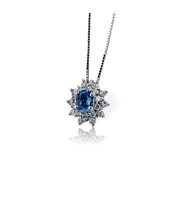 Collar Nardelli Gioielli Mujer in Oro Zaffiro blu EL0871Z